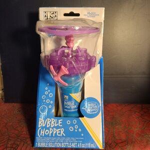 130126 Summer Bubble Flying Helicopter Toy Machine for Kids Bubble Chopper Bubbl